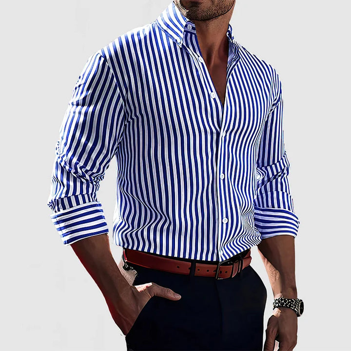 Frederick | Striped Cotton Shirt - Timeless Elegance and Comfort