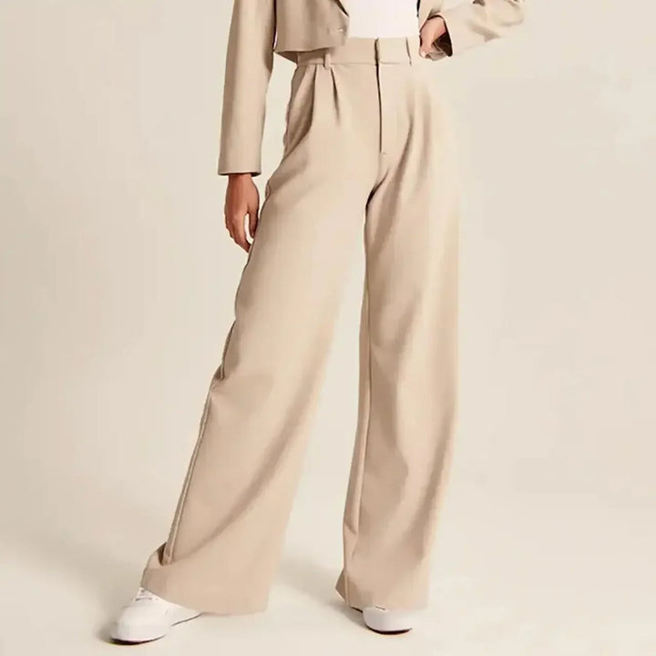 Tessa | Tailored Beige Dress Pants for Effortless Elegance