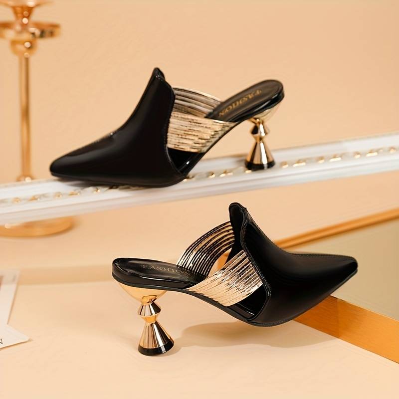 Molly | Stylish Slip-On Pointed-Toe High Heels for Office & Events