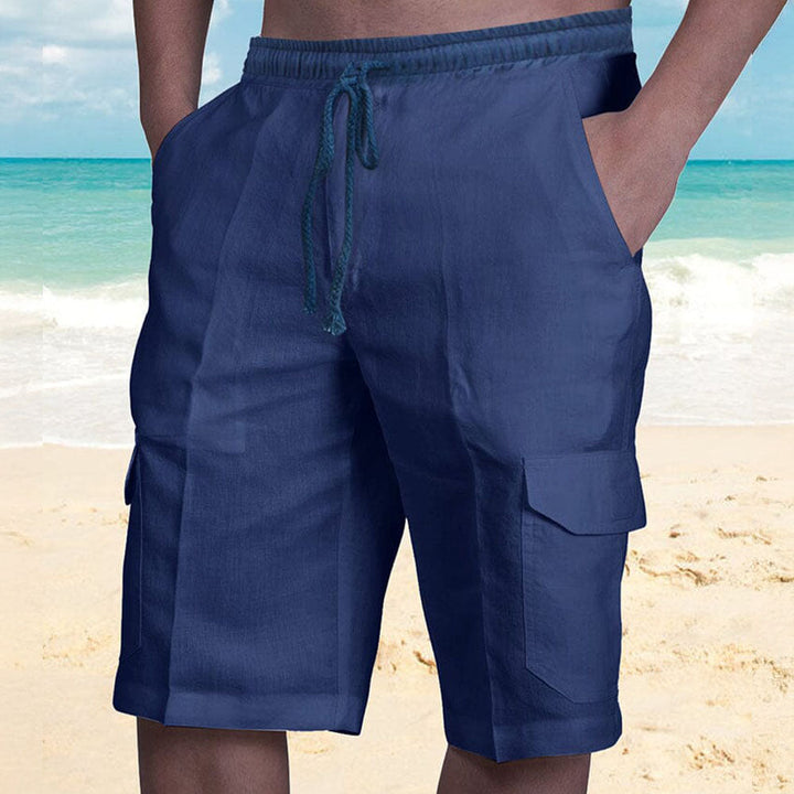 Clarence | Stylish Linen Cargo Shorts for Summer
