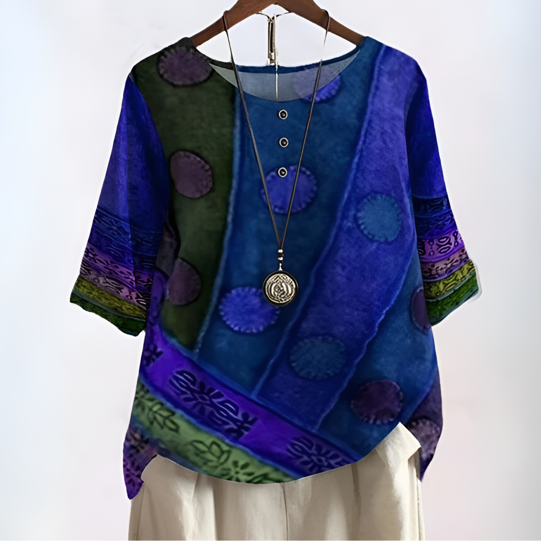 Janice | Flowing Elegant Boho Blouse