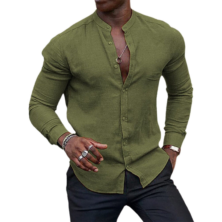 Luke | Elegant Linen-Cotton Casual Shirt