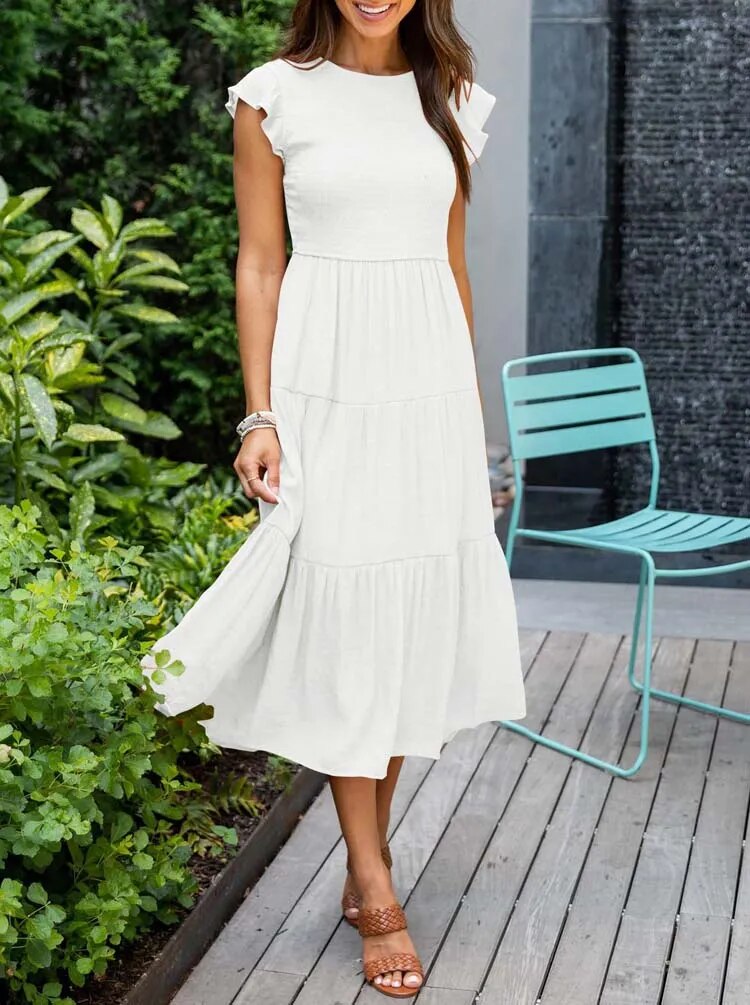 Ronja | Effortless Stylish Flowy Layered Dress