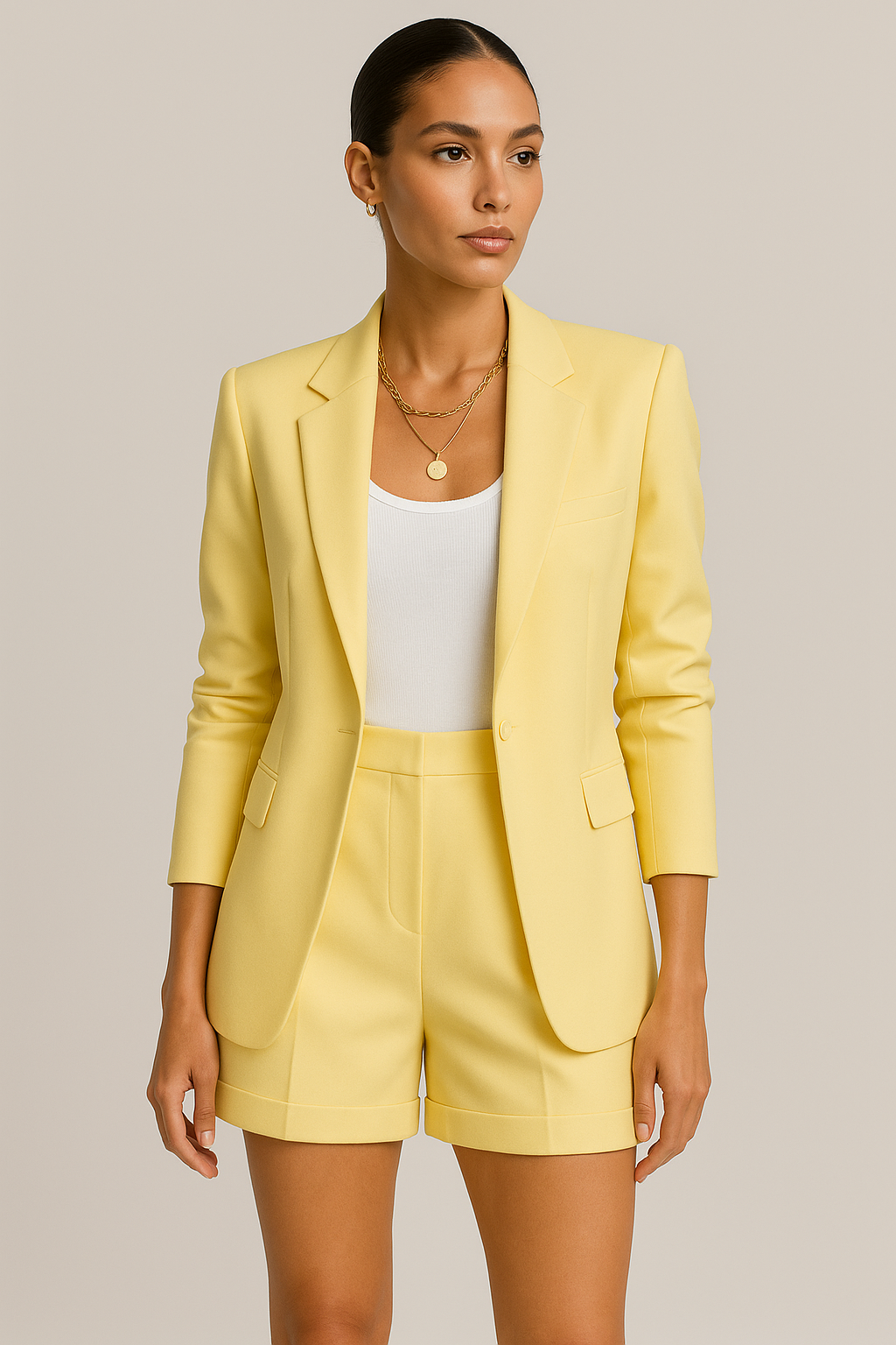 Blazer & Shorts Summer Set: