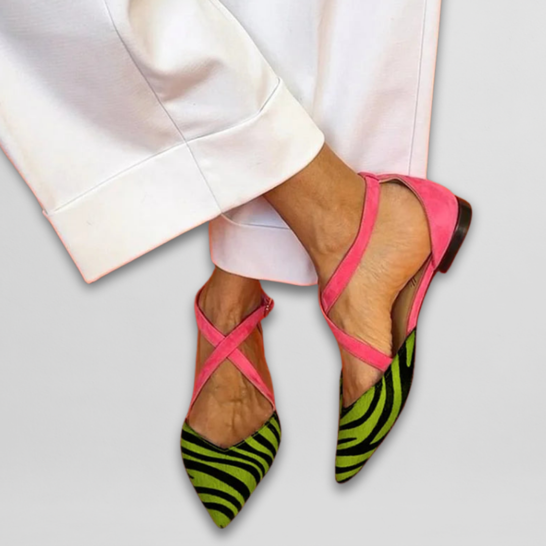 Élise | Ballet Flats with Straps