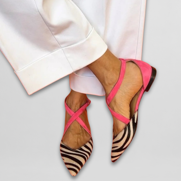 Élise | Ballet Flats with Straps