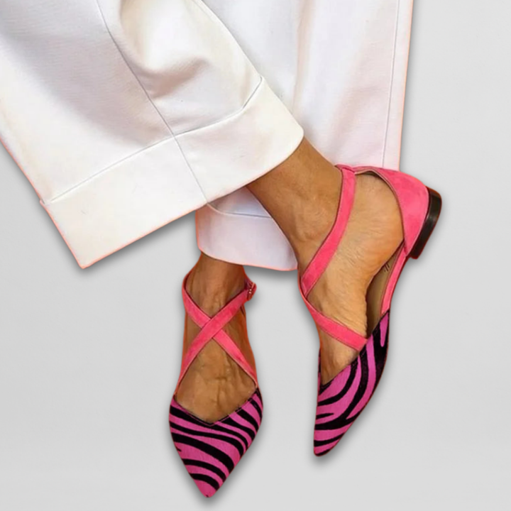 Élise | Ballet Flats with Straps
