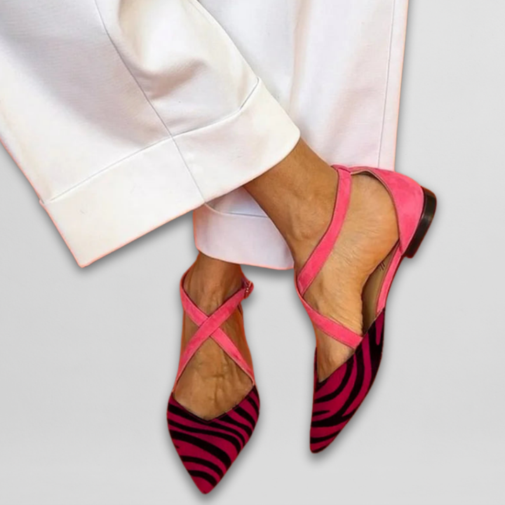 Élise | Ballet Flats with Straps
