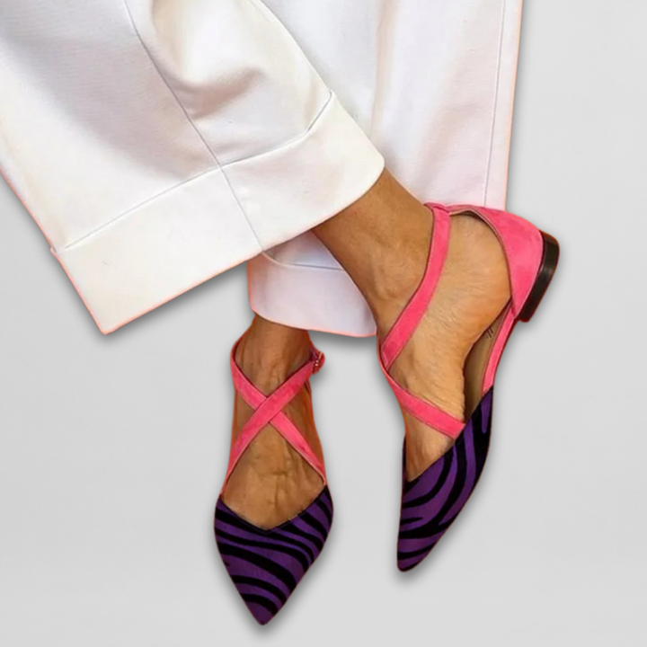 Élise | Ballet Flats with Straps