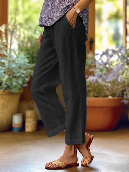 Diana | Stylish Up Hem Trousers for Effortless Elegance