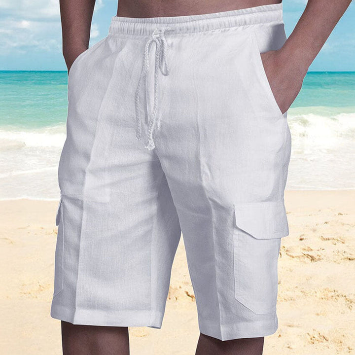 Clarence | Stylish Linen Cargo Shorts for Summer