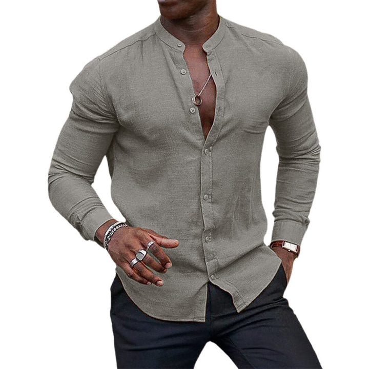 Luke | Elegant Linen-Cotton Casual Shirt