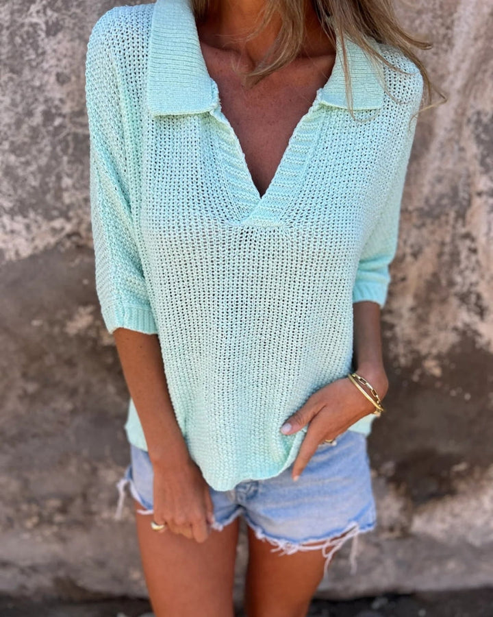 Lisa | Bohemian Style Knit Top