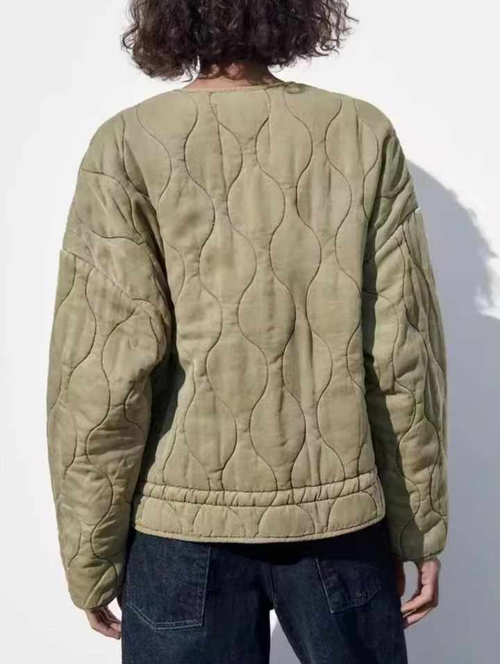 Celina | Stylish Quilted Jacket with Zipper