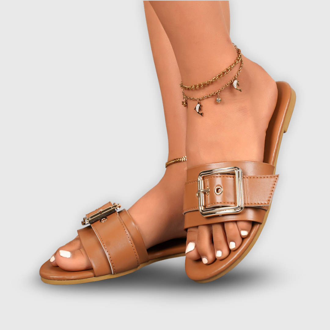 Michaela | Elegant Summer Slide Sandals