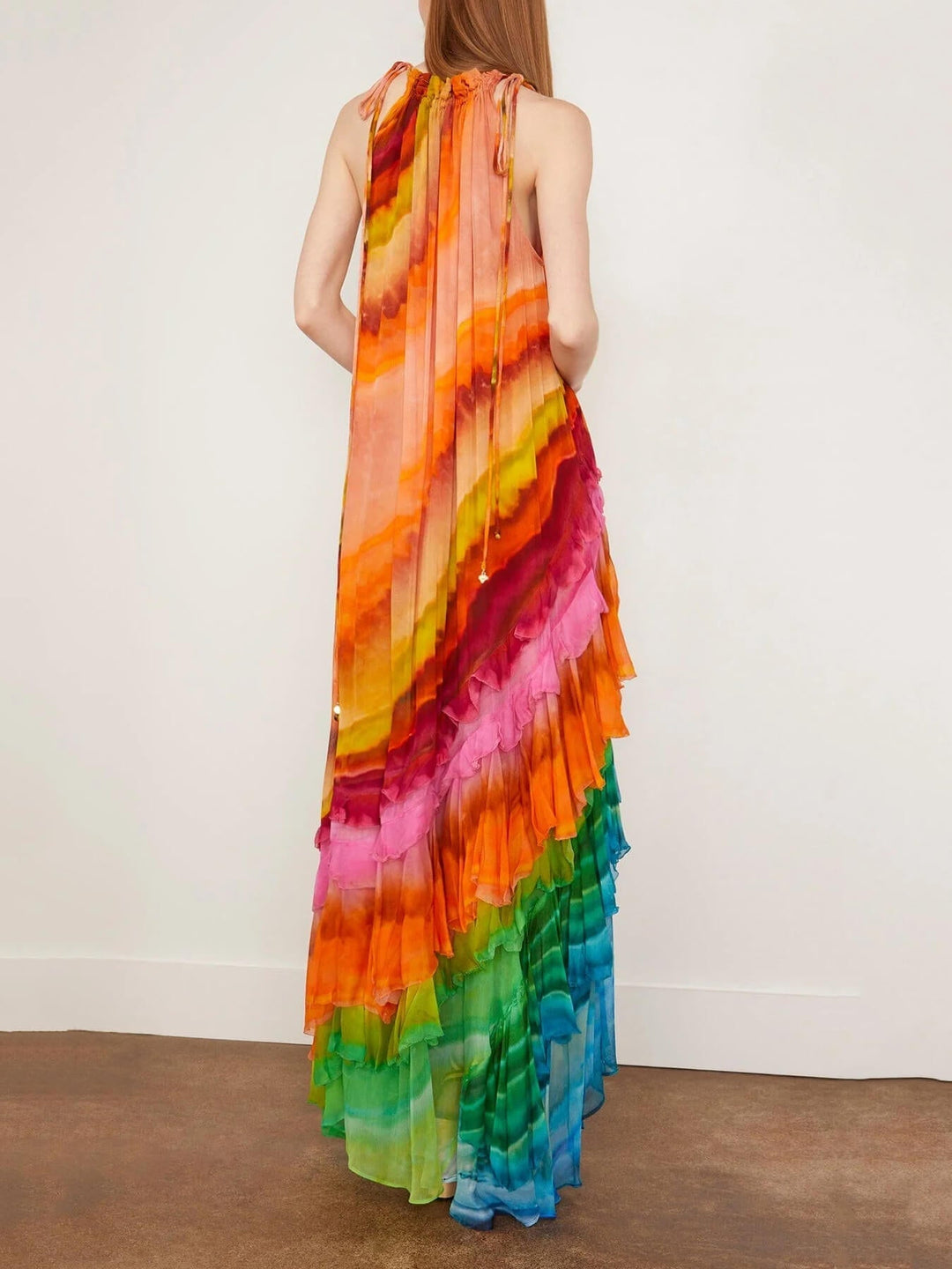 Michelle | Vibrant Ruffle Maxi Dress