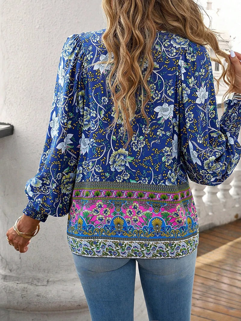Linda | Stylish Summer Floral Top