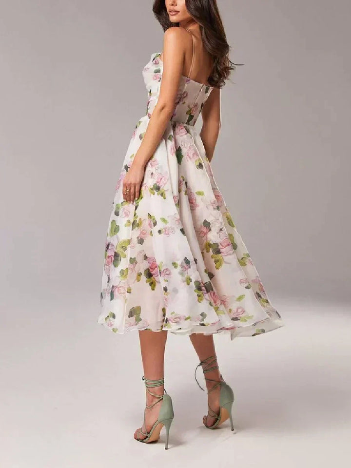 Marcia | Elegant Women’s Midi Dress with Structured Fit