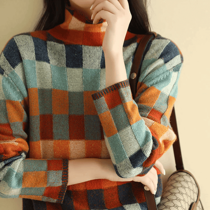 Kathy | Women's Oversized Turtleneck Sweater