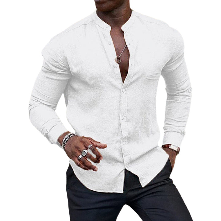 Luke | Elegant Linen-Cotton Casual Shirt