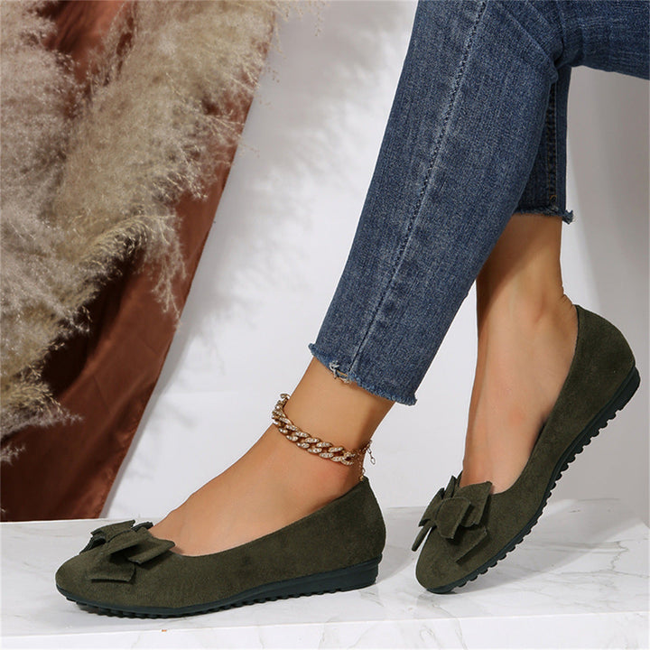 Blair | Stylish Slip-On Bow Detail Casual Flats