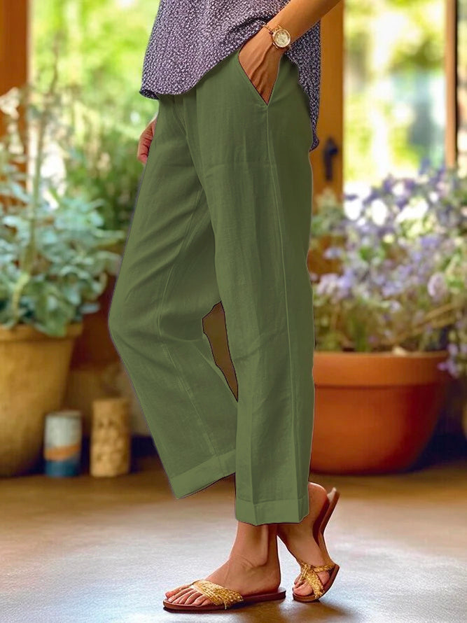 Diana | Stylish Up Hem Trousers for Effortless Elegance