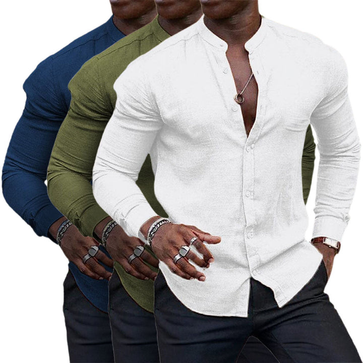 Luke | Elegant Linen-Cotton Casual Shirt
