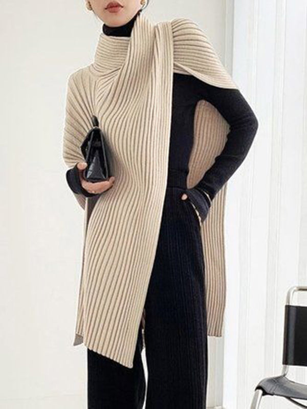 Kendall | Draped Knit Sweater