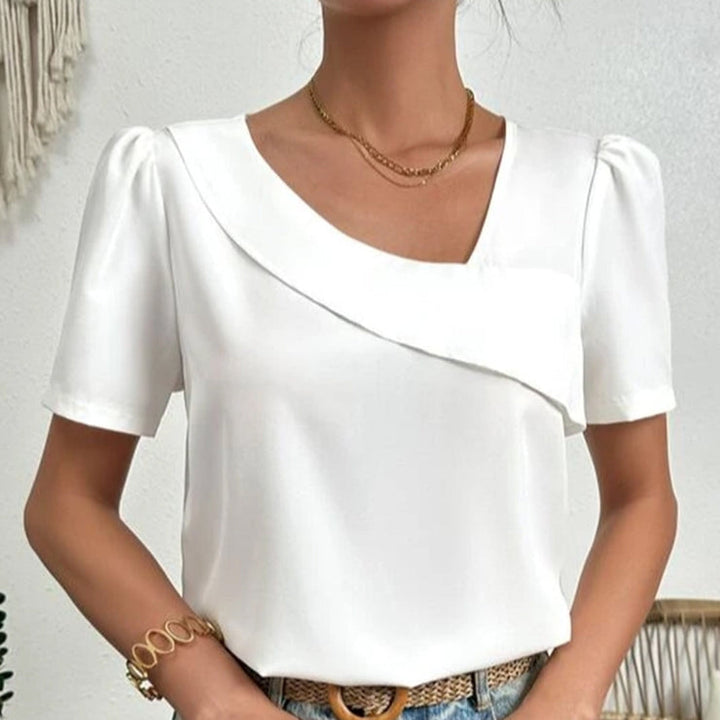 Courtney | Stylish Short-Sleeve Women’s Blouse for Summer