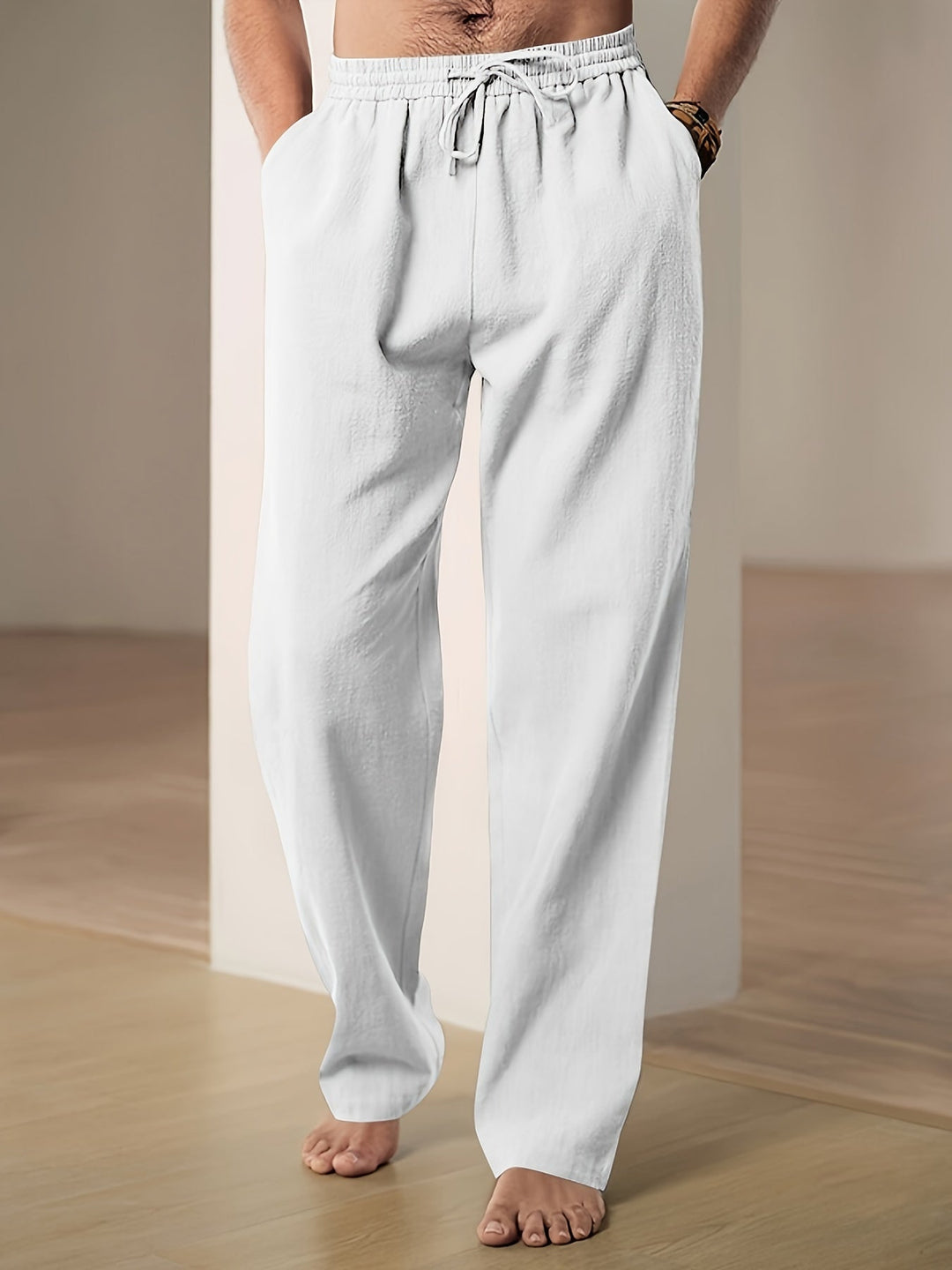 Omar | Relaxed Fit Drawstring Pants for Men - Comfortable Summer Style