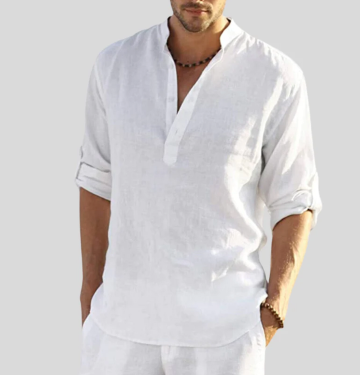 Adriano | Premium Linen Shirt for Men, Stylish Summer Look