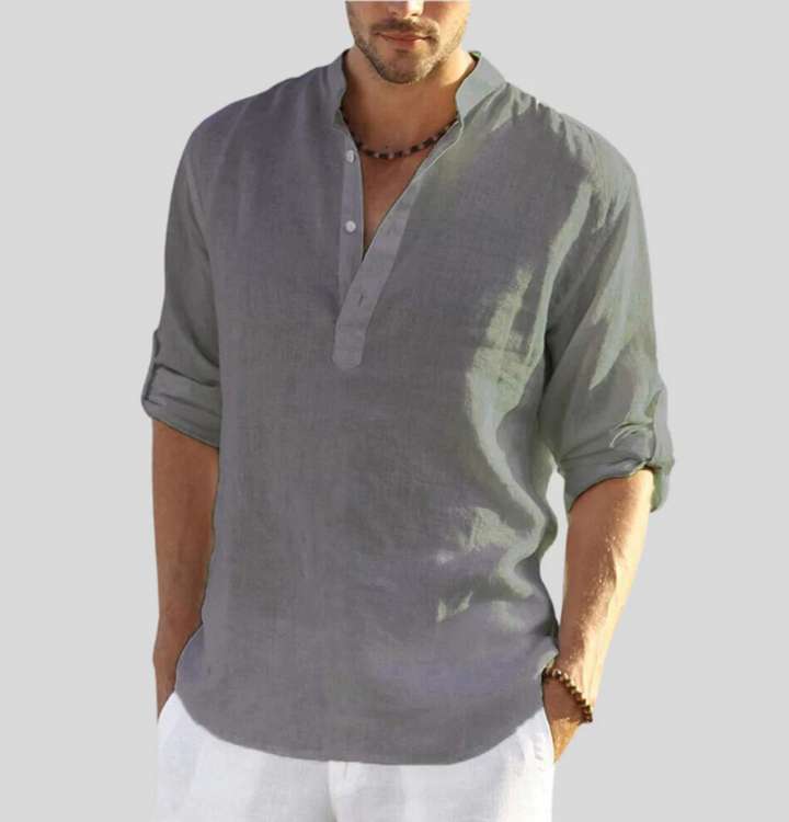 Adriano | Premium Linen Shirt for Men, Stylish Summer Look