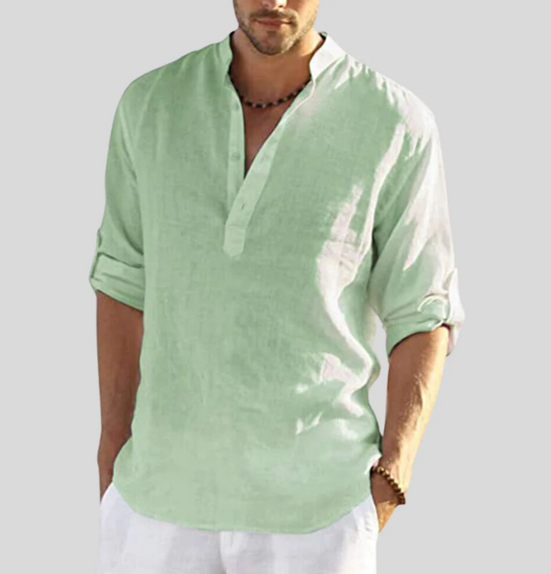 Adriano | Premium Linen Shirt for Men, Stylish Summer Look