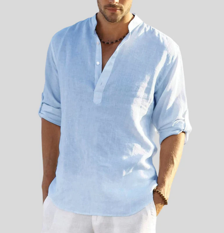 Adriano | Premium Linen Shirt for Men, Stylish Summer Look