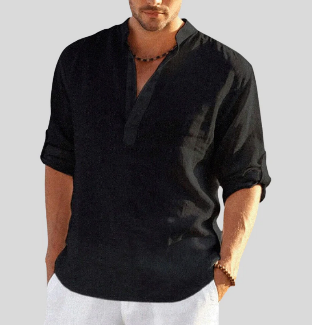 Adriano | Premium Linen Shirt for Men, Stylish Summer Look
