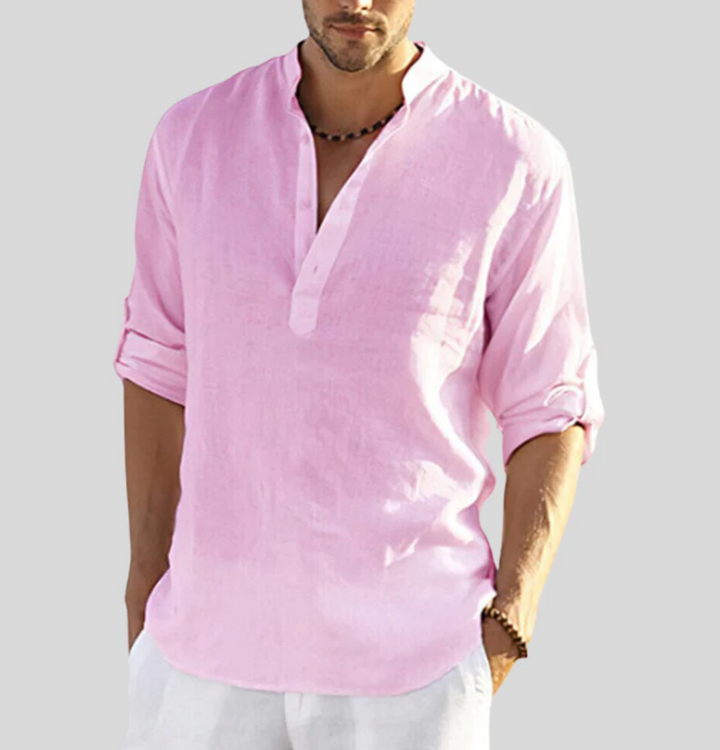 Adriano | Premium Linen Shirt for Men, Stylish Summer Look
