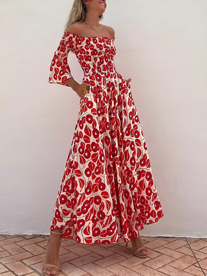 Sharon | Elegant Summer Maxi Dress