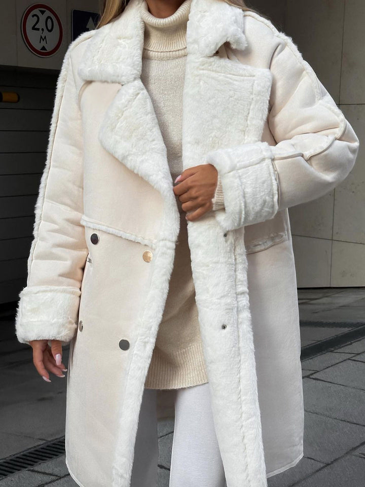 Kate | Women's Oversized Shearling Long Coat