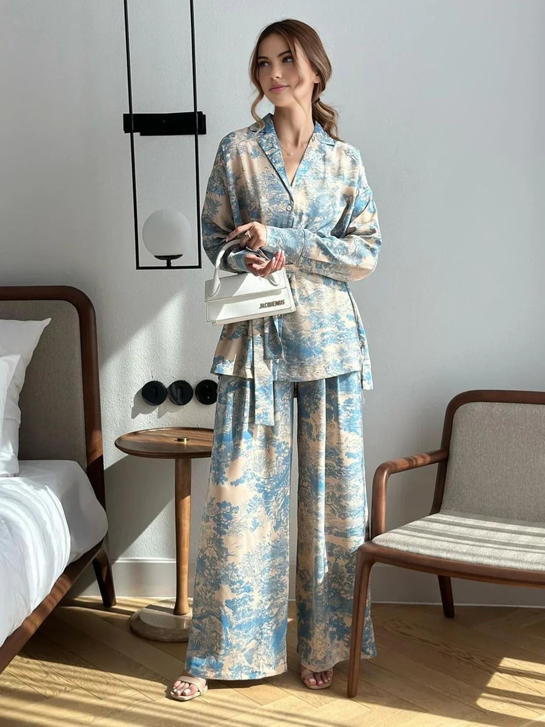 Printed Tie Up Co-Ord set