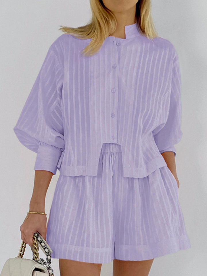 Striped Cotton Co-ord Summer Set