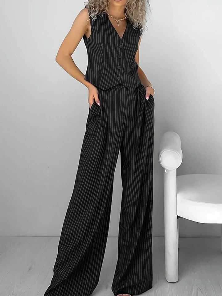 Co-ord Sleeveless Suit Set