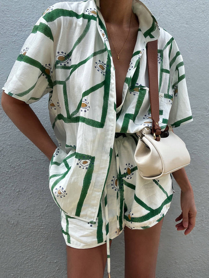 Relaxed Summer Shorts Set