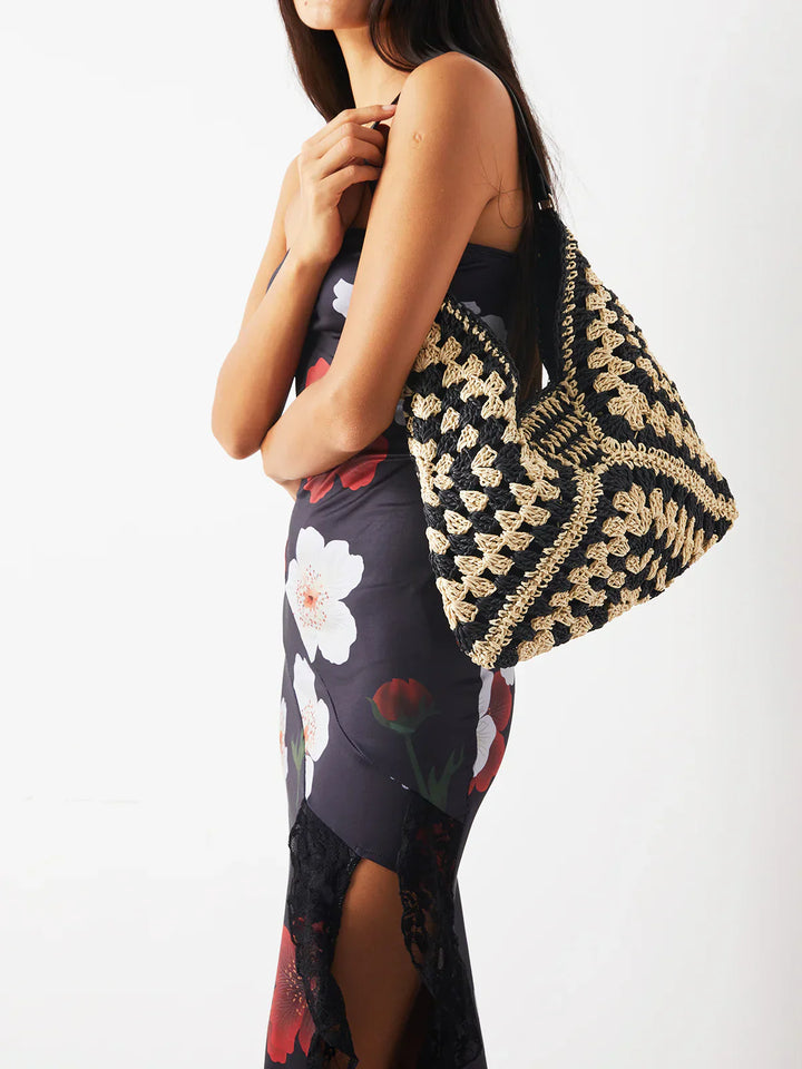 Vintage Crochet Shoulder Bag
