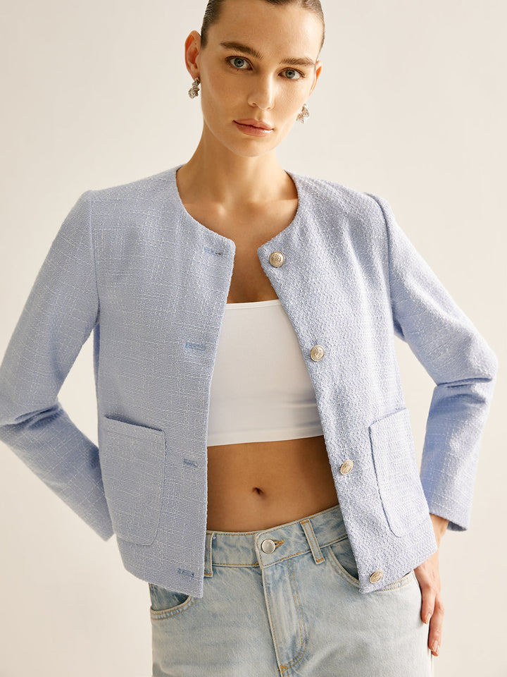 Dawn | Short Cut Boucle Jacket