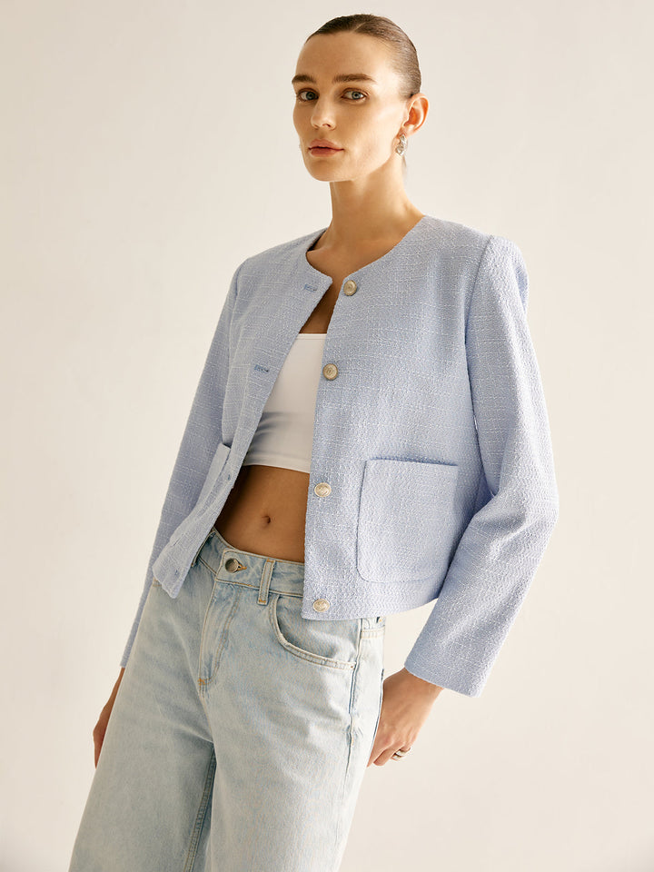 Dawn | Short Cut Boucle Jacket