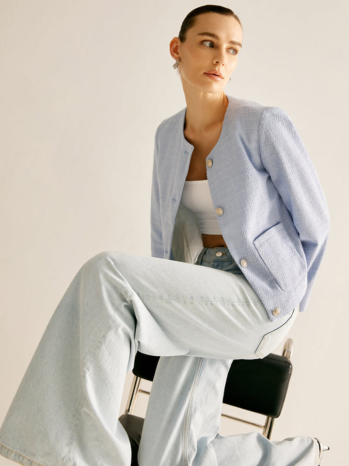 Dawn | Short Cut Boucle Jacket