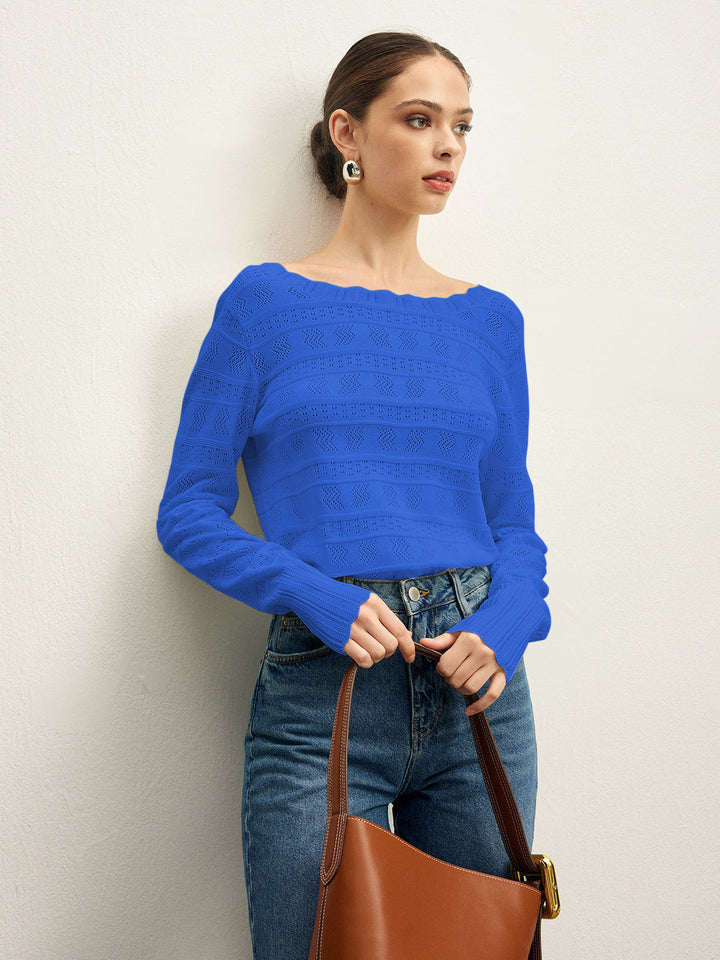 Amber | Feminine Elegant Top with Open Back