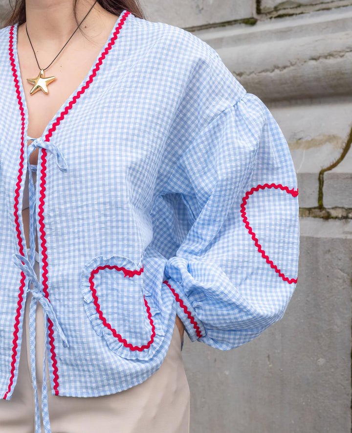Betty | Romantic Heart Blouse for Stylish Women