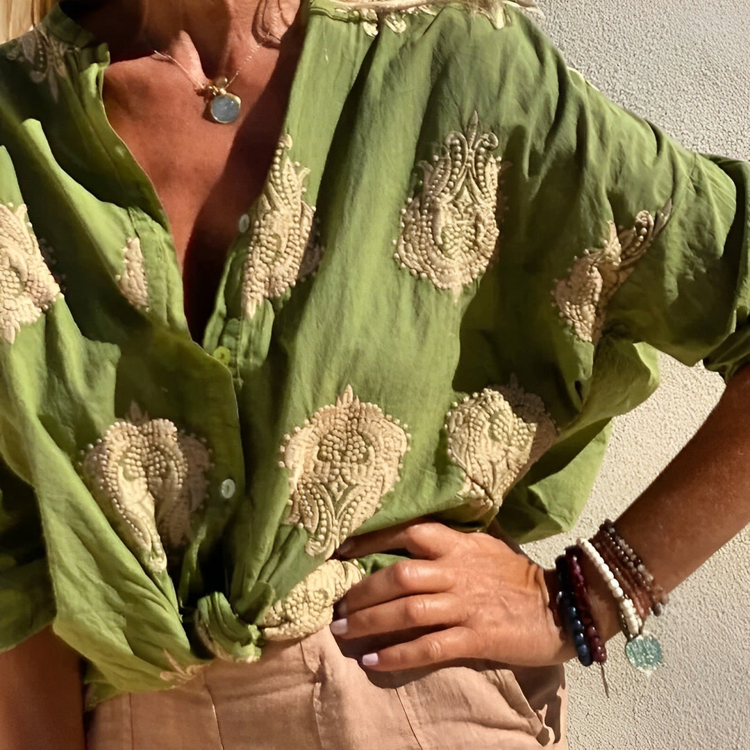 Paige | Stylish Button-Up Blouse for Women