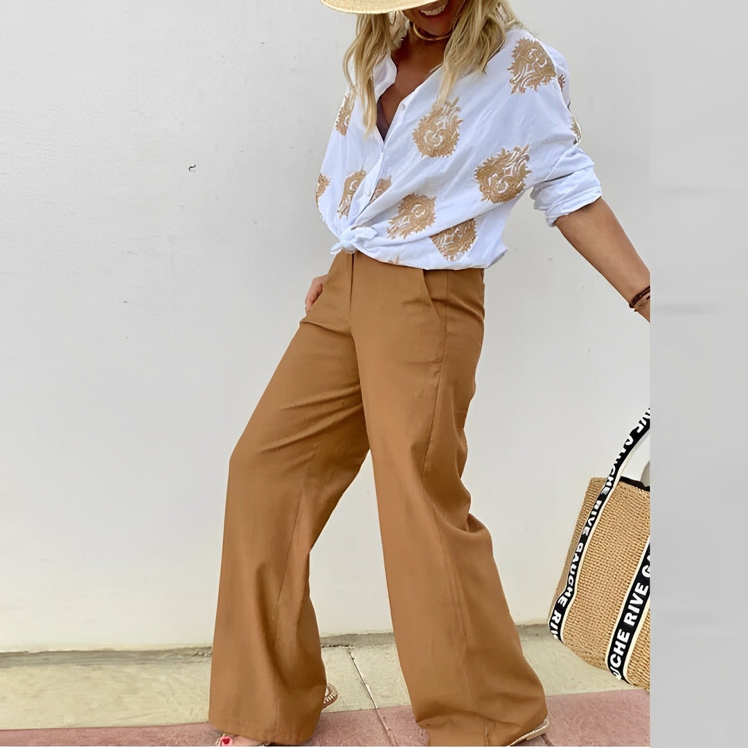 Paige | Stylish Button-Up Blouse for Women